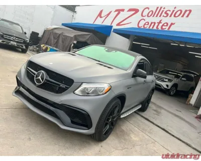 Spec-D Black Coated Silver Aluminum Side Step Rail Nerf Barss/Running Boards Mercedes Benz W166 GLE |  ML-Class 2012-2019 - SSBOE-W16612-LN