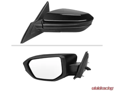 Spec-D Black Powered Mirrors 3Pin Connector Left Side Honda Civic 2016-2020 - RMV-CV16P3-FS-L