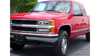 Spec-D Crystal Headlights (Chrome Housing/Clear Lens) Chevrolet | GMC 1988-1999                                     - LH-C1088-RS - Image 9