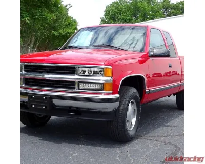 Spec-D Crystal Headlights (Chrome Housing/Clear Lens) Chevrolet | GMC 1988-1999 - LH-C1088-RS