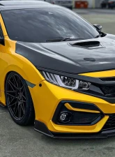 Spec-D Full LED Projector Headlights w/ Switchback Sequential Turn Signal Chrome Housing/Clear Lens Honda Civic 2016-2021                                     - LHE-CV16H-SQ-RS - Image 10