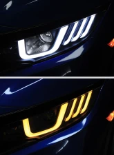 Spec-D Full LED Projector Headlights Matte Black Housing/Clear Lens Honda Civic 2016-2021                                     - LHE-CV16HJM-SQ-RS - Image 11