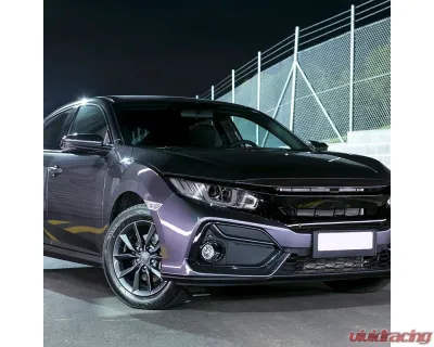 Spec-D LED Headlights w/ LED Switchback Sequential Turn Signal Chrome Housing/Clear Lens Honda Civic 2016-2021 - LHE-CV16L-SQ-RS