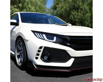 Spec-D LED Headlights w/ LED Switchback Sequential Turn Signal Matte Black Housing/Clear Lens Honda Civic 2016-2021 - LHE-CV16LJM-SQ-RS