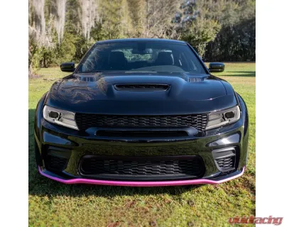 Spec-D LED Strip Projector Headlights w/ LED Sequential Turn Signal Chrome Housing/Clear Lens Dodge Charger 2015-2023 - LHP-CHG15-SQ-TM