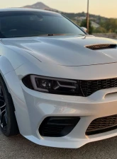 Spec-D LED Strip Projector Headlights w/ LED Sequential Turn Signal Chrome Housing/Smoke Lens Dodge Charger 2015-2023                                     - LHP-CHG15G-SQ-TM - Image 10