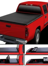 Spec-D 6' Long Bed Soft Quad-Fold Tonneau Cover Chevrolet Colorado | GMC Canyon | Isuzu I-Series Extended Cab 2004-2012                                     - TC4-COL04-6-SP - Image 11