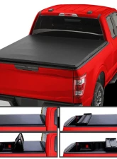 Spec-D 6ft 6in Standard Bed Soft Quad-Fold Tonneau Cover Ford F-150 Super Crew Cab 2015-2021                                     - TC4-F15015-65-SP - Image 11