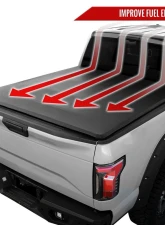 Spec-D 6' Long Bed Soft Quad-Fold Tonneau Cover Nissan Frontier King Cab 2005-2016                                     - TC4-FRO05-6-SP - Image 10