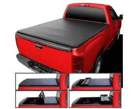 Spec-D 6.4' Bed Soft Quad-Fold Tonneau Cover Dodge RAM 1500 | 2500 | 3500 | 1500 Classic 2002-2021