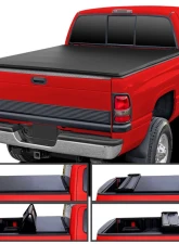 Spec-D Fleetside 6'6" Bed Soft Quad-Fold Tonneau Cover Dodge Ram 1994-2001                                     - TC4-RAM94-65-SP - Image 11