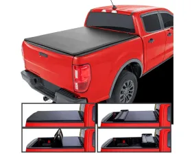 Spec-D 6' Bed Soft Quad-Fold Tonneau Cover Ford Ranger 2019-2023