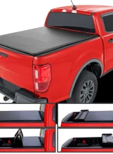 Spec-D 6' Bed Soft Quad-Fold Tonneau Cover Ford Ranger 2019-2023                                     - TC4-RAN19-6-SP - Image 11