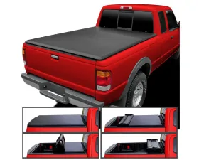 Spec-D 6' Bed Quad-Fold Soft Tonneau Cover Ford Ranger | Mazda B3000 1982-2013