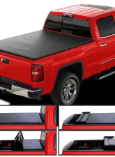 Spec-D 78" Bed Soft Quad-Fold Tonneau Cover Chevrolet Silverado | GMC Sierra 1500 | Silverado Sierra 1500 Classic 6.5' 2015-2019                                     - TC4-SIV14-65-SP - Image 11