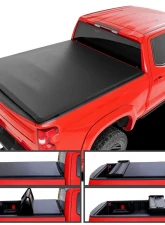 Spec-D 6ft 9in Bed Soft Quad-Fold Tonneau Cover Silverado Sierra 2500HD | 3500HD 2020-2024                                     - TC4-SIV20-69-SP - Image 11