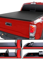 Spec-D 6' Short Bed Soft Quad-Fold Tonneau Cover Toyota Tacoma 2016-2019                                     - TC4-TAC16-6-SP - Image 11