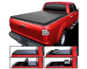 Spec-D 6ft 6in Short Bed Soft Quad-Fold Tonneau Cover Toyota Tundra 2000-2006