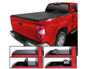 Spec-D 6ft 6in Standard Bed Soft Quad-Fold Tonneau Cover Toyota Tundra 2007-2021