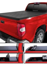 Spec-D 6ft 6in Standard Bed Soft Quad-Fold Tonneau Cover Toyota Tundra 2007-2021                                     - TC4-TUN07-65-SP - Image 11