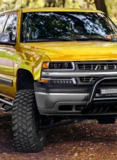 Spec-D LED Projector DRL Headlights w/ Bumper Lights (Jet Black Housing/Clear Lens) Chevrolet 1999-2006                                     - 2LBLHE-SIV99JM-MS - Image 12