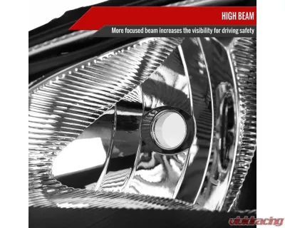 Spec-D Factory Style Headlights (Black Housing / Clear Lens) Chrysler PT Cruiser 2001-2005 - 2LH-PTC01JM-GO