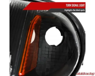 Spec-D Factory Style Headlights (Black Housing / Clear Lens) Chrysler PT Cruiser 2001-2005 - 2LH-PTC01JM-GO