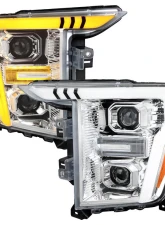 Spec-D Projector Headlight w/ Switchback Sequential Turn Signal LED Bar (Chrome Housing / Clear Lens) Ford F-150 2021-2025                                     - 2LHP-F15021-SQ-RS - Image 10
