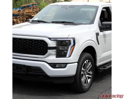 Spec-D Projector Headlight w/ Switchback Sequential Turn Signal LED Bar (Black Housing / Clear Lens) Ford F-150 2021-2025 - 2LHP-F15021JM-SQ-RS