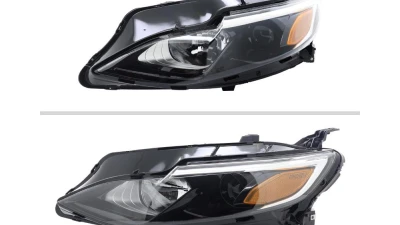Spec-D Factory Style Projector Headlights (Glossy Black Housing/Clear Lens) - Left Driver Side Only Chevrolet Malibu 2019-2024                                     - 2LHP-MBU19GB-L-RO - Image 2