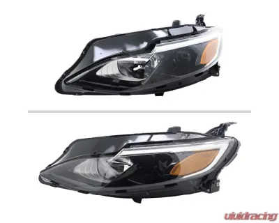 Spec-D Factory Style Projector Headlights (Glossy Black Housing/Clear Lens) - Left Driver Side Only Chevrolet Malibu 2019-2024 - 2LHP-MBU19GB-L-RO