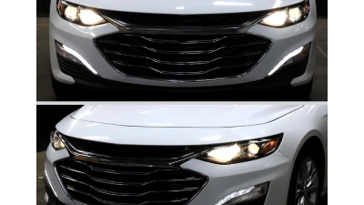 Spec-D Factory Style Projector Headlights (Glossy Black Housing/Clear Lens) - Left Driver Side Only Chevrolet Malibu 2019-2024                                     - 2LHP-MBU19GB-L-RO - Image 12