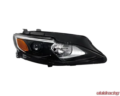 Spec-D Factory Style Projector Headlight (Glossy Black Housing/Clear Lens) - Right Passenger Side Chevrolet Malibu 2019-2024 - 2LHP-MBU19GB-R-RO