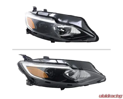 Spec-D Factory Style Projector Headlight (Glossy Black Housing/Clear Lens) - Right Passenger Side Chevrolet Malibu 2019-2024 - 2LHP-MBU19GB-R-RO