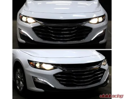 Spec-D Factory Style Projector Headlight (Glossy Black Housing/Clear Lens) - Right Passenger Side Chevrolet Malibu 2019-2024 - 2LHP-MBU19GB-R-RO