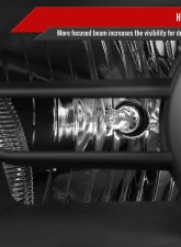 Spec-D Sequential LED Bar Signal Projector Headlights (Matte Black Housing/Clear Lens) Dodge Ram 2009-2024                                     - 2LHP-RAM13JMG2-SQ-GO - Image 5