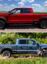 Spec-D Matte Black Rivet Style Fender Flares Ford F250 | F350 2023-2024                                     - FDF-F25023A-PK-MP - Image 9