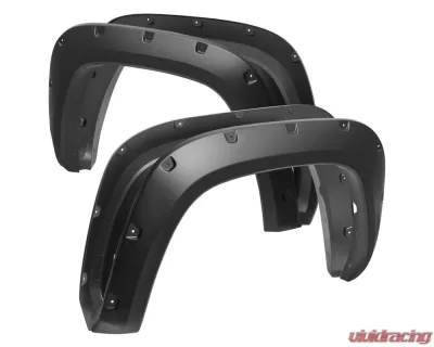 Spec-D Matte Black Rivet Style Fender Flares Toyota Tundra 2022-2024 - FDF-TUN22A-PK-MP