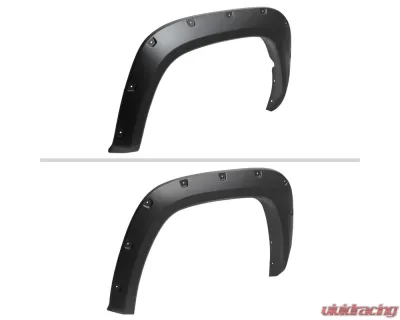 Spec-D Matte Black Rivet Style Fender Flares Toyota Tundra 2022-2024 - FDF-TUN22A-PK-MP