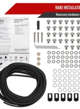 Spec-D Matte Black Rivet Style Fender Flares Toyota Tundra 2022-2024                                     - FDF-TUN22A-PK-MP - Image 6