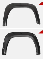 Spec-D Matte Black Rivet Style Fender Flares Toyota Tundra 2022-2024                                     - FDF-TUN22A-PK-MP - Image 7