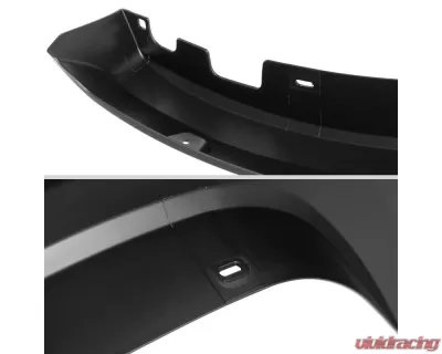 Spec-D Matte Black Rivet Style Fender Flares Toyota Tundra 2022-2024 - FDF-TUN22A-PK-MP