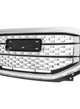 Spec-D Chrome Denali Style Front Upper Mesh Hood Grille GMC Acadia 2017-2019                                     - HG-ADA17C-JB - Image 10