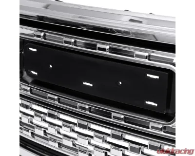 Spec-D Chrome Denali Style Front Upper Mesh Hood Grille GMC Acadia 2017-2019 - HG-ADA17C-JB