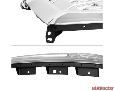Spec-D Chrome Denali Style Front Upper Mesh Hood Grille GMC Acadia 2017-2019 - HG-ADA17C-JB