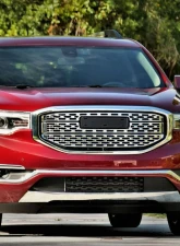 Spec-D Chrome Denali Style Front Upper Mesh Hood Grille GMC Acadia 2017-2019                                     - HG-ADA17C-JB - Image 10
