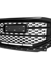 Spec-D Glossy Black Denali Style Front Upper Mesh Hood Grille GMC Acadia 2017-2019                                     - HG-ADA17JM-JB - Image 10