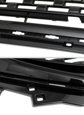 Spec-D Glossy Black Denali Style Front Upper Mesh Hood Grille GMC Acadia 2017-2019                                     - HG-ADA17JM-JB - Image 6