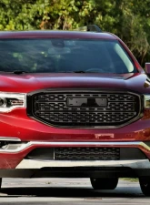 Spec-D Glossy Black Denali Style Front Upper Mesh Hood Grille GMC Acadia 2017-2019                                     - HG-ADA17JM-JB - Image 10
