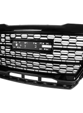 Spec-D Glossy Black Denali Style Front Upper Mesh Hood Grille GMC Canyon 2021-2022                                     - HG-CAN21JM-GL - Image 10